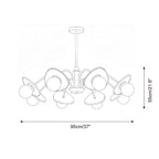 Celestia Orbit Glass Chandelier — product view 7