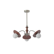 Nickel & Walnut Color
