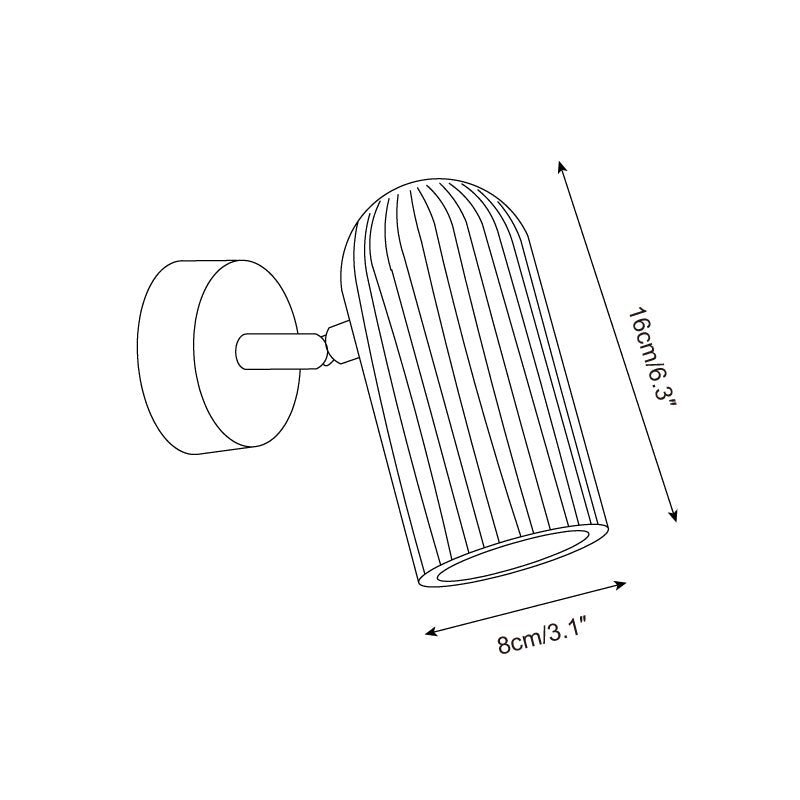 Trevio Wood Wall Lamp — product view 5