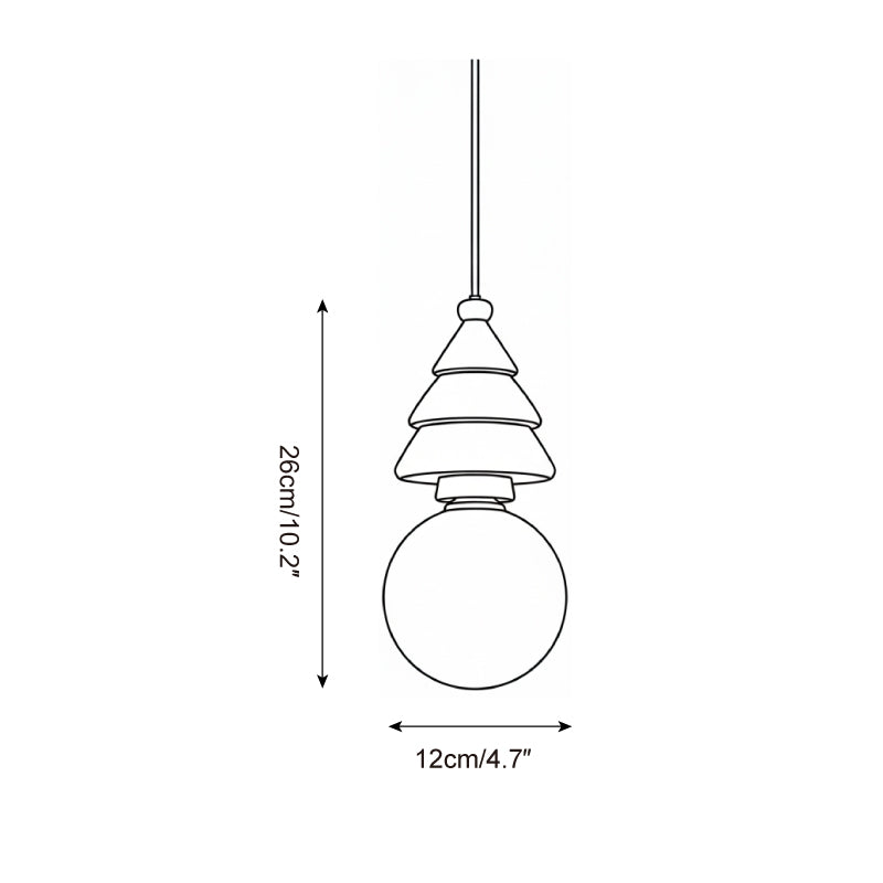 Luma Globe Metal Pendant Lamp — product view 5