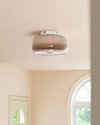 Mocha Glass Ceiling Lamp — product view 3