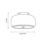 Mocha Glass Ceiling Lamp — product view 5