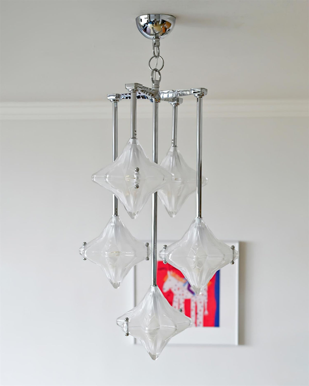 Crystalion Glass Chandelier — product view 3