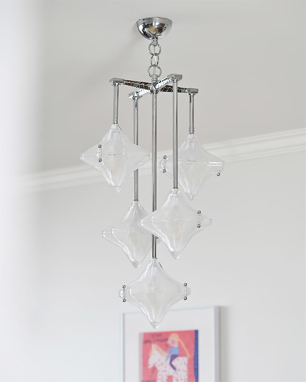 Crystalion Glass Chandelier — product view 9