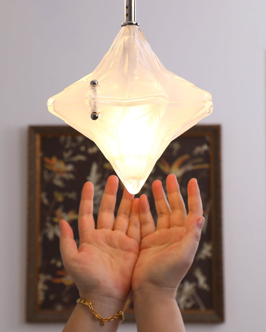 Crystalion Glass Chandelier — product view 12