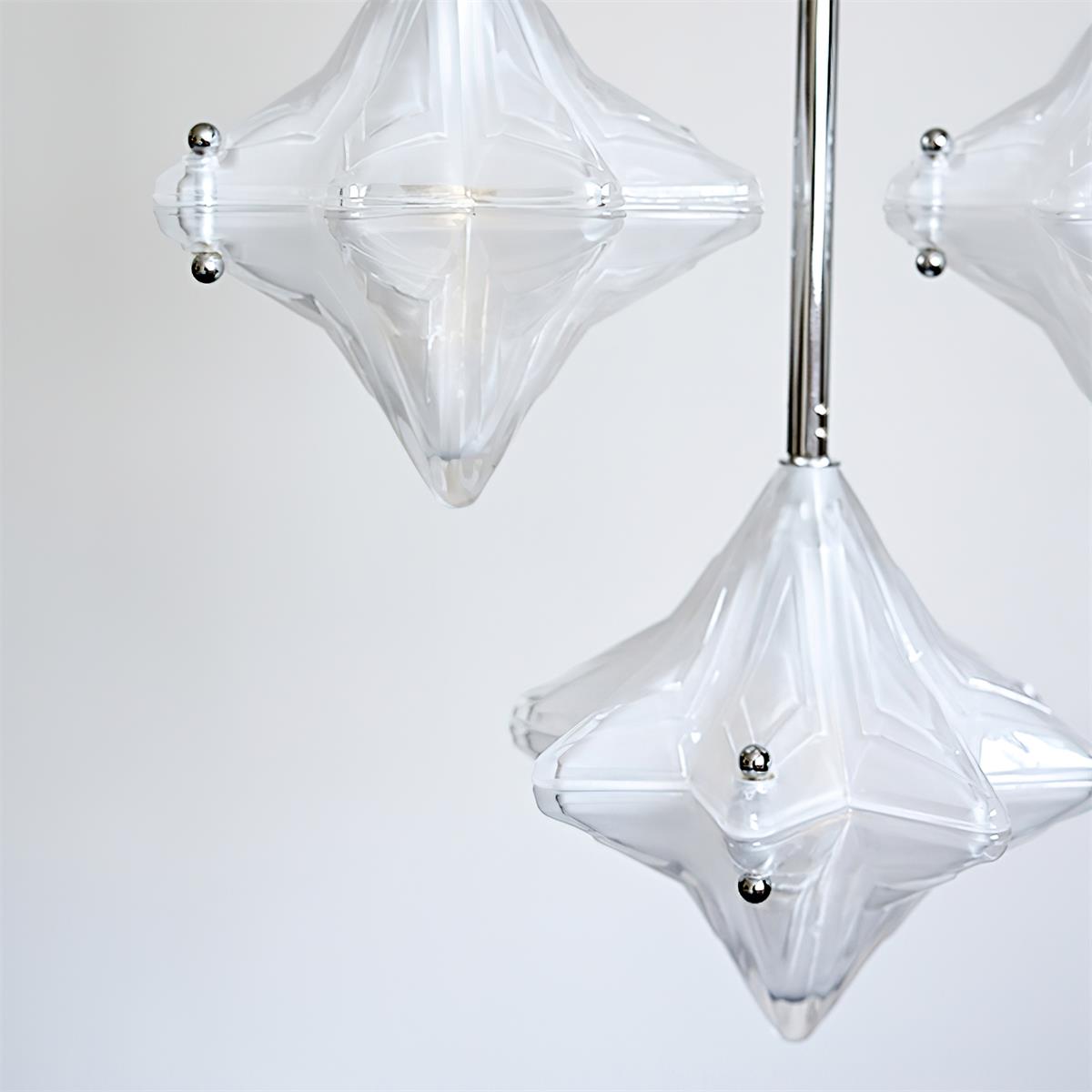 Crystalion Glass Chandelier — product view 14