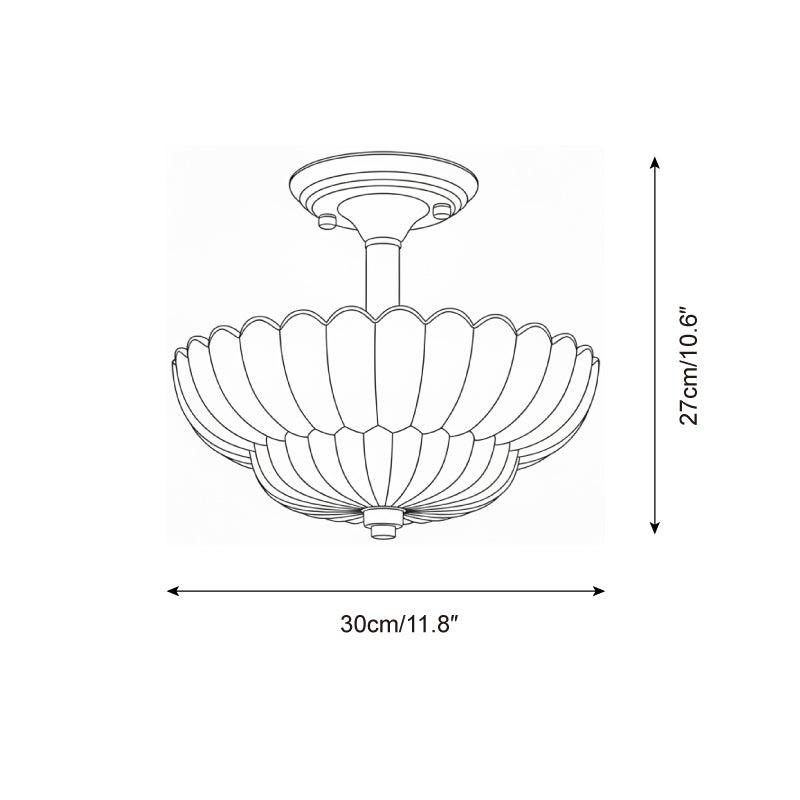 Virenza Glass Ceiling Lamp — product view 5