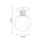 Neroma Glass Ceiling Lamp — product view 5