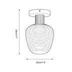 Neroma Glass Ceiling Lamp — product view 7