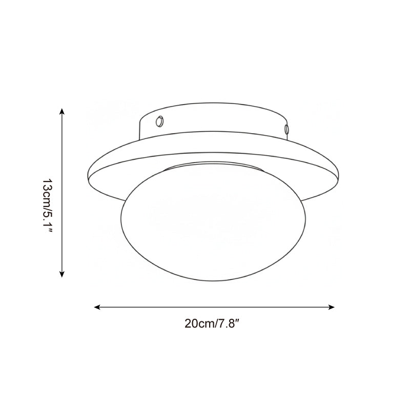 Vireo Glass Ceiling Lamp — product view 5