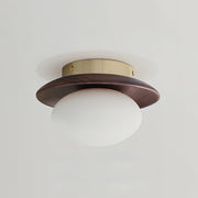 Walnut Color & White