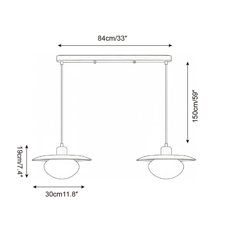 Vireo Glass Pendant Lamp — product view 6