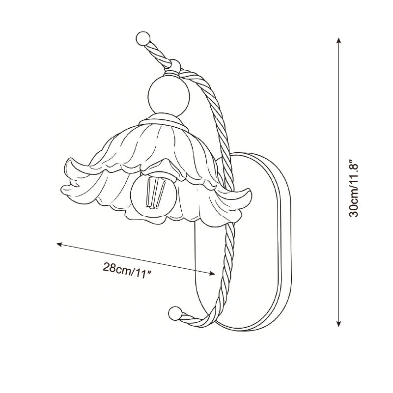 Calyx Glass Wall Lamp — product view 6