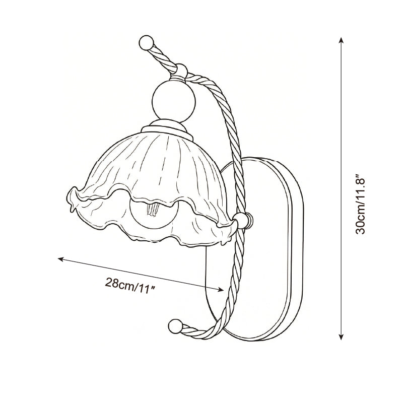 Calyx Glass Wall Lamp — product view 7