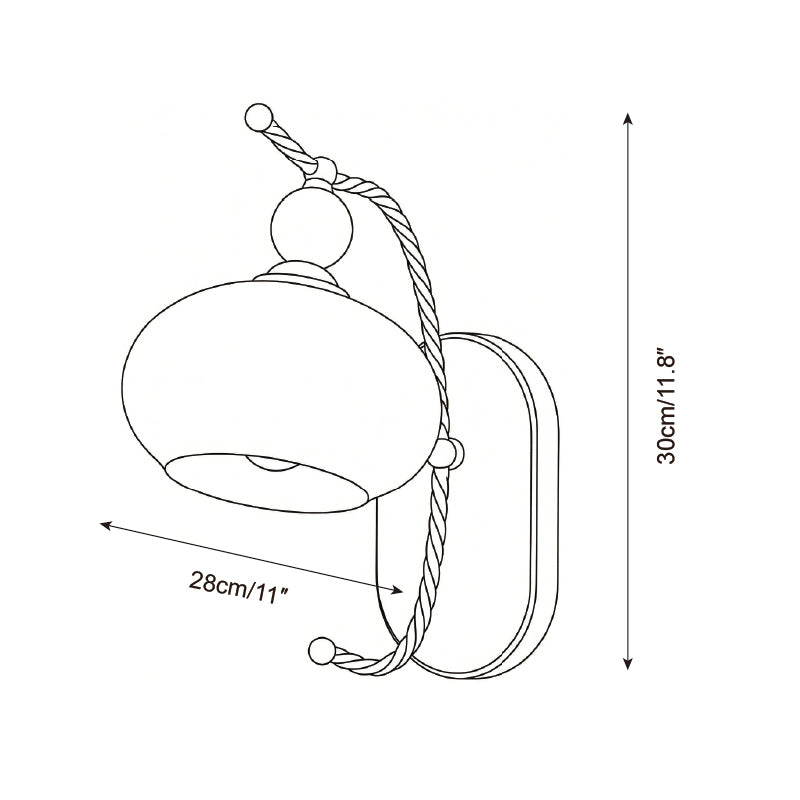 Calyx Glass Wall Lamp — product view 8