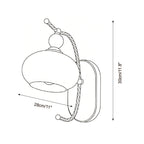 Calyx Glass Wall Lamp — product view 8