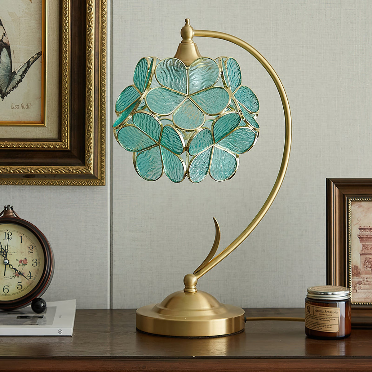 Serenity Petal Glass Table Lamp — product view 2
