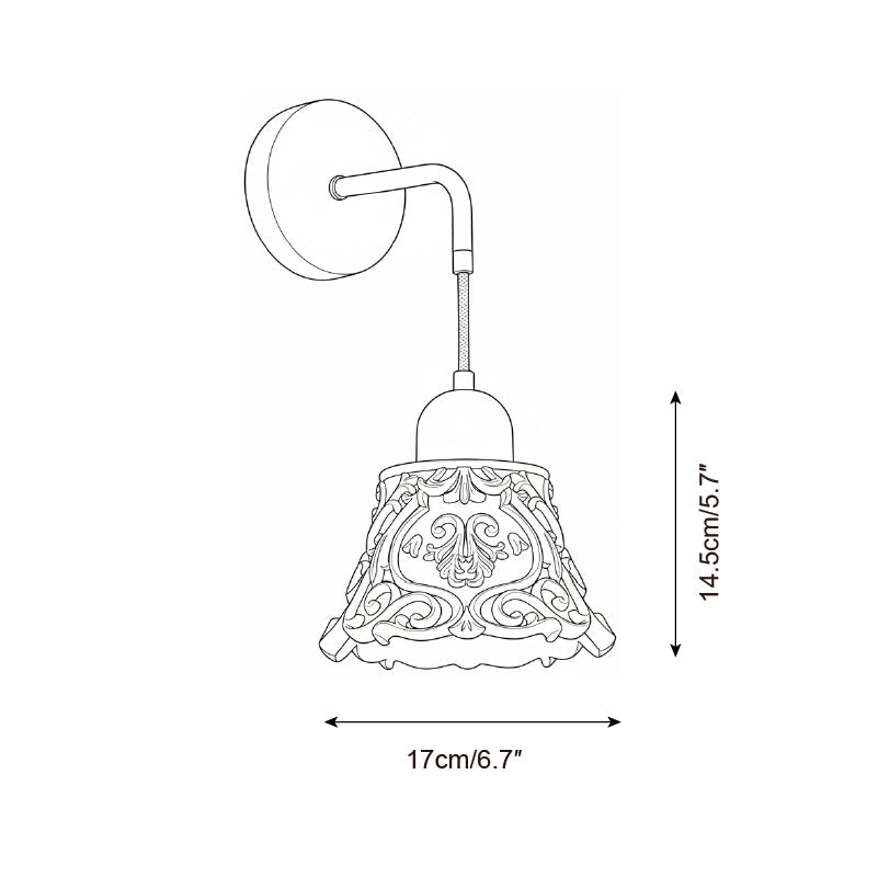 Ornella Wood Wall Lamp — product view 5