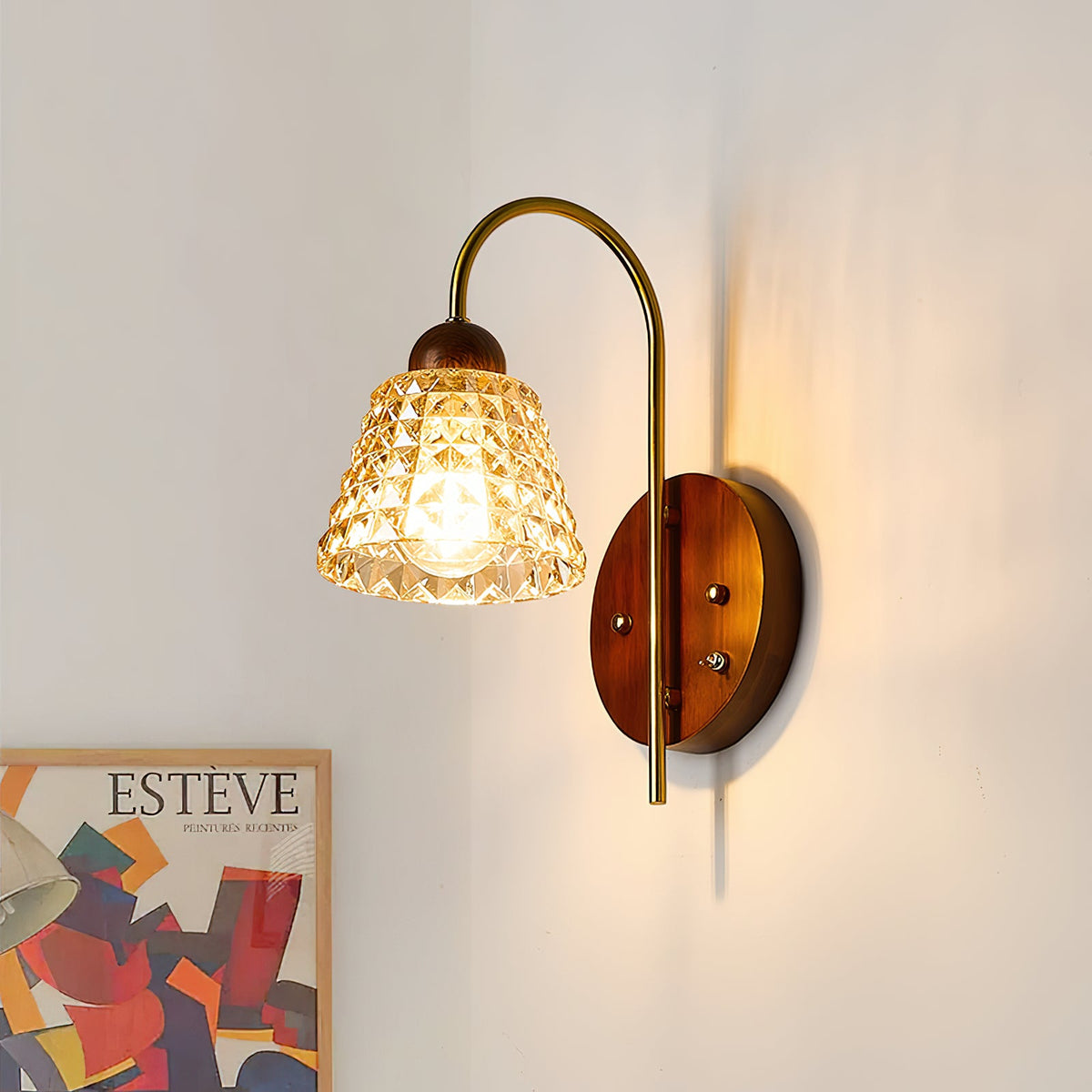 Lysora Glass Wall Lamp — product view 2