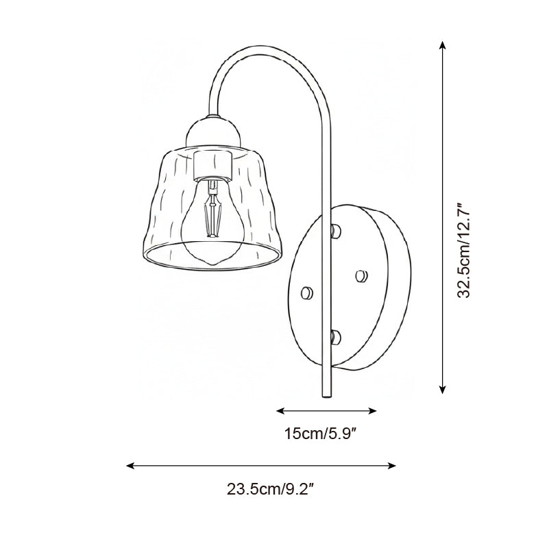 Lysora Glass Wall Lamp — product view 6