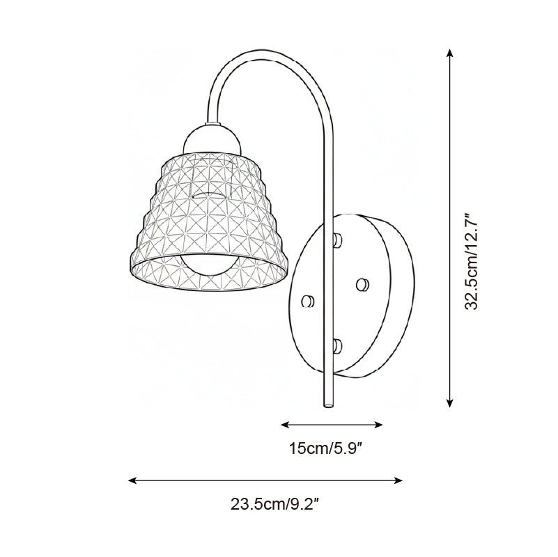 Lysora Glass Wall Lamp — product view 8