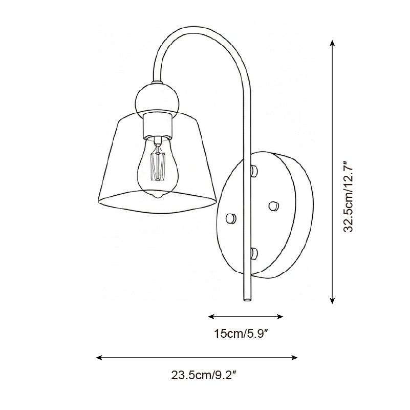 Lysora Glass Wall Lamp — product view 10