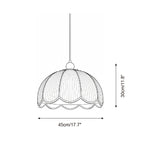Ruffle Wood Pendant Lamp — product view 5
