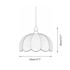 Ruffle Wood Pendant Lamp — product view 6