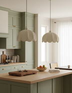 Ruffle Wood Pendant Lamp — product view 7