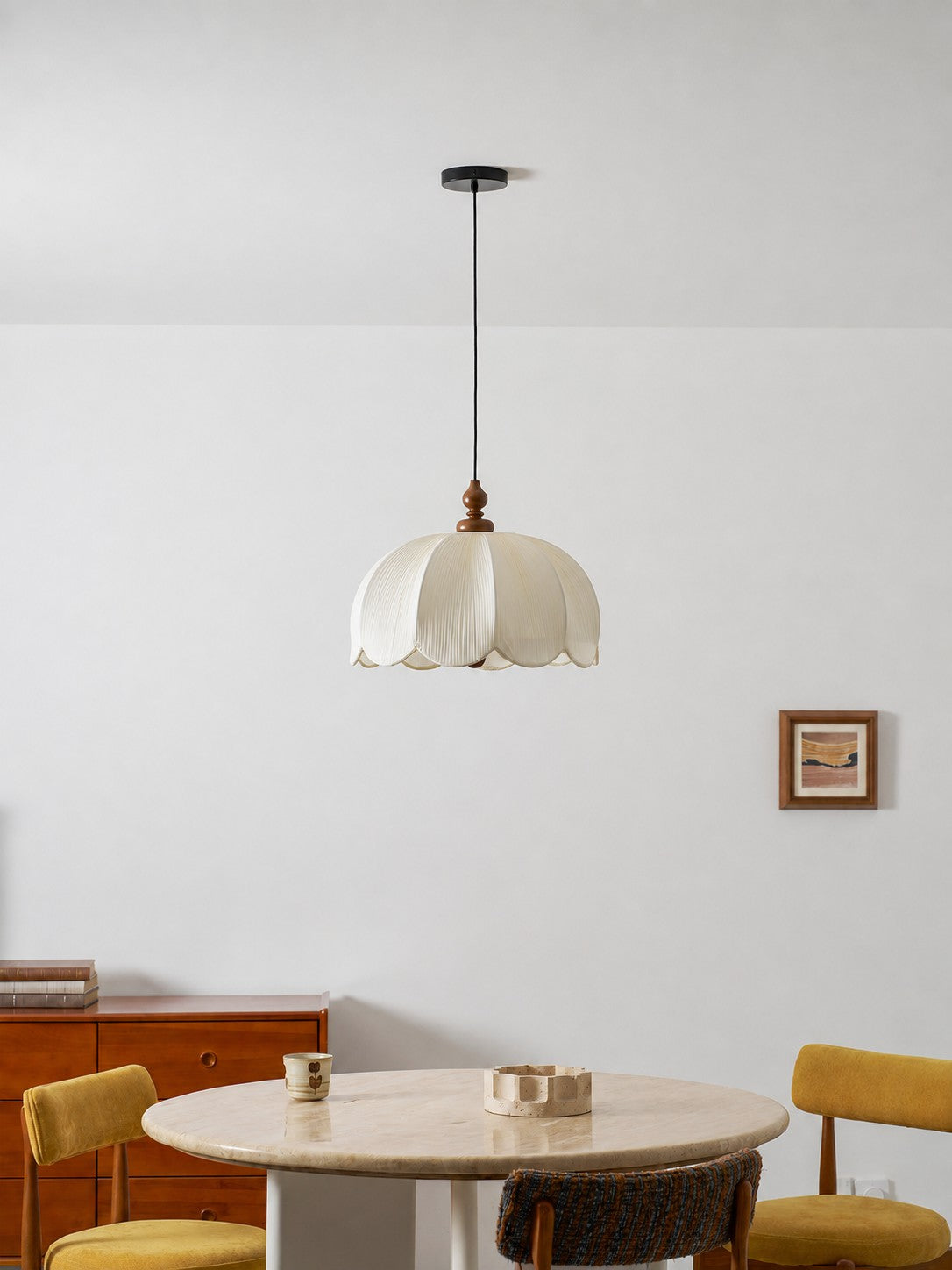 Ruffle Wood Pendant Lamp — product view 24