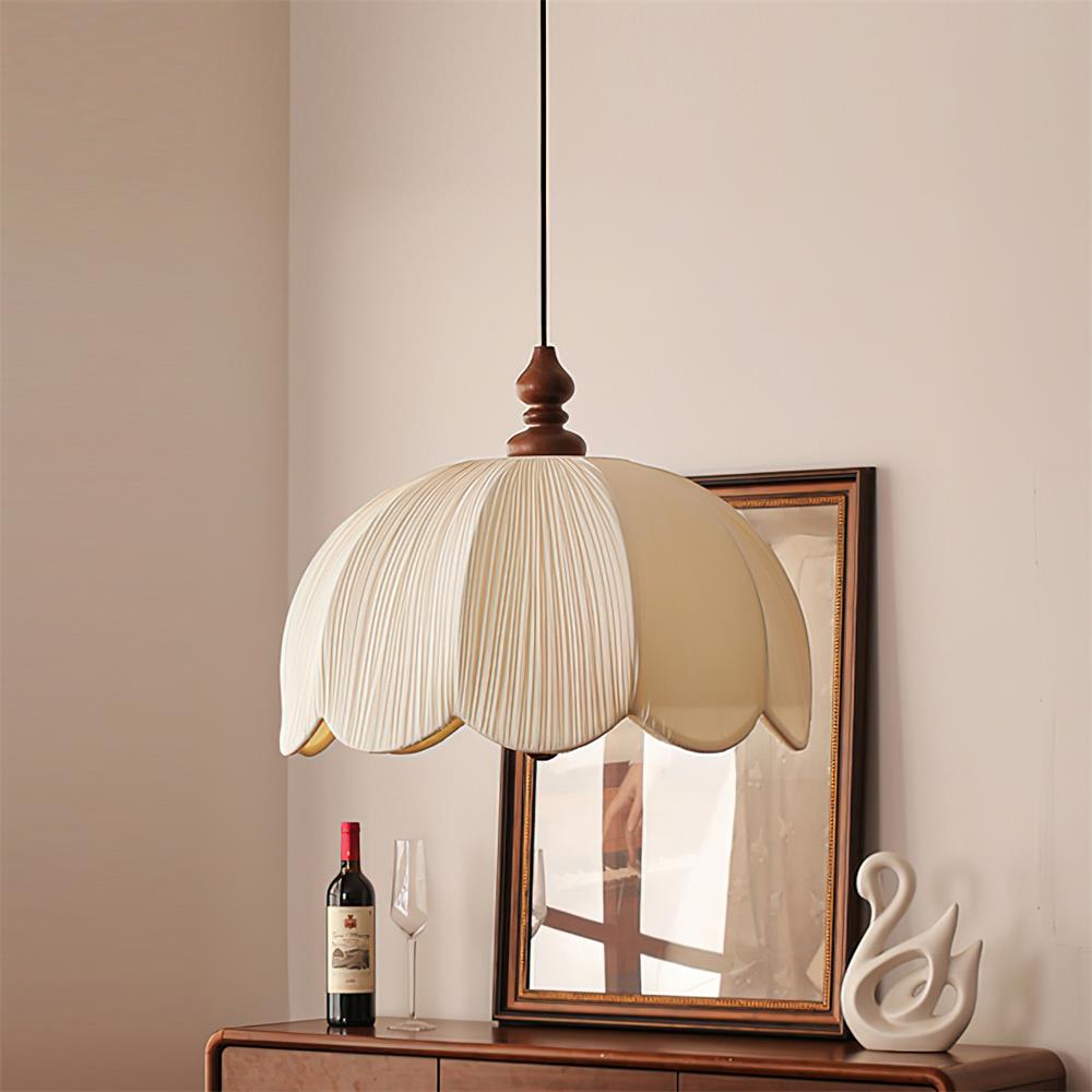 Ruffle Wood Pendant Lamp — product view 32