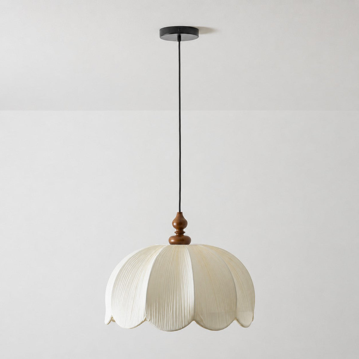 Ruffle Wood Pendant Lamp — product view 42
