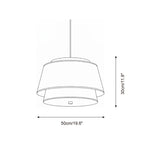 Scandi Tiered Wood Pendant Lamp — product view 5