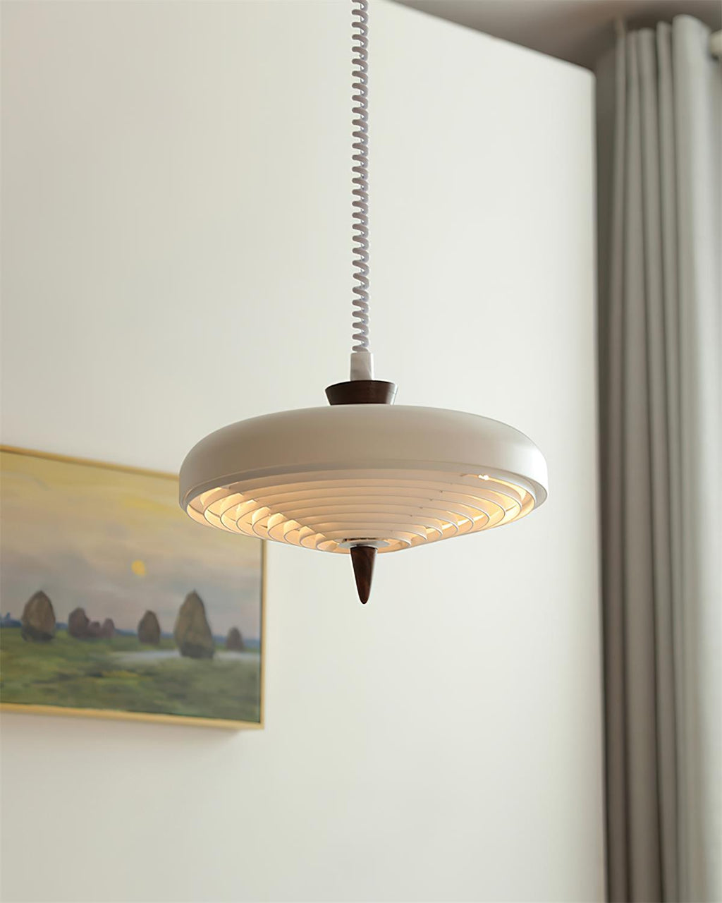 Vortex Spiral Wood Pendant Lamp — product view 6