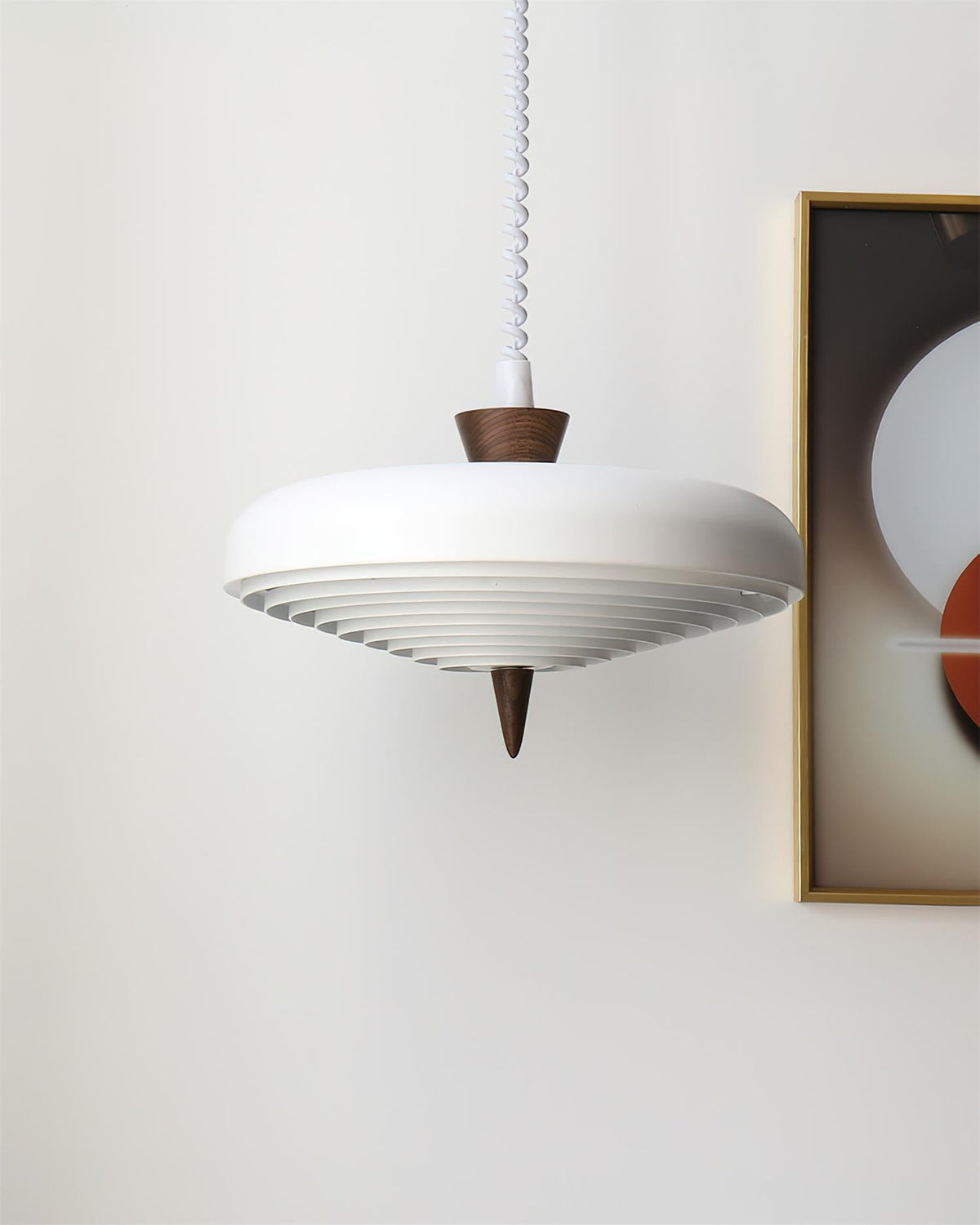 Vortex Spiral Wood Pendant Lamp — product view 9