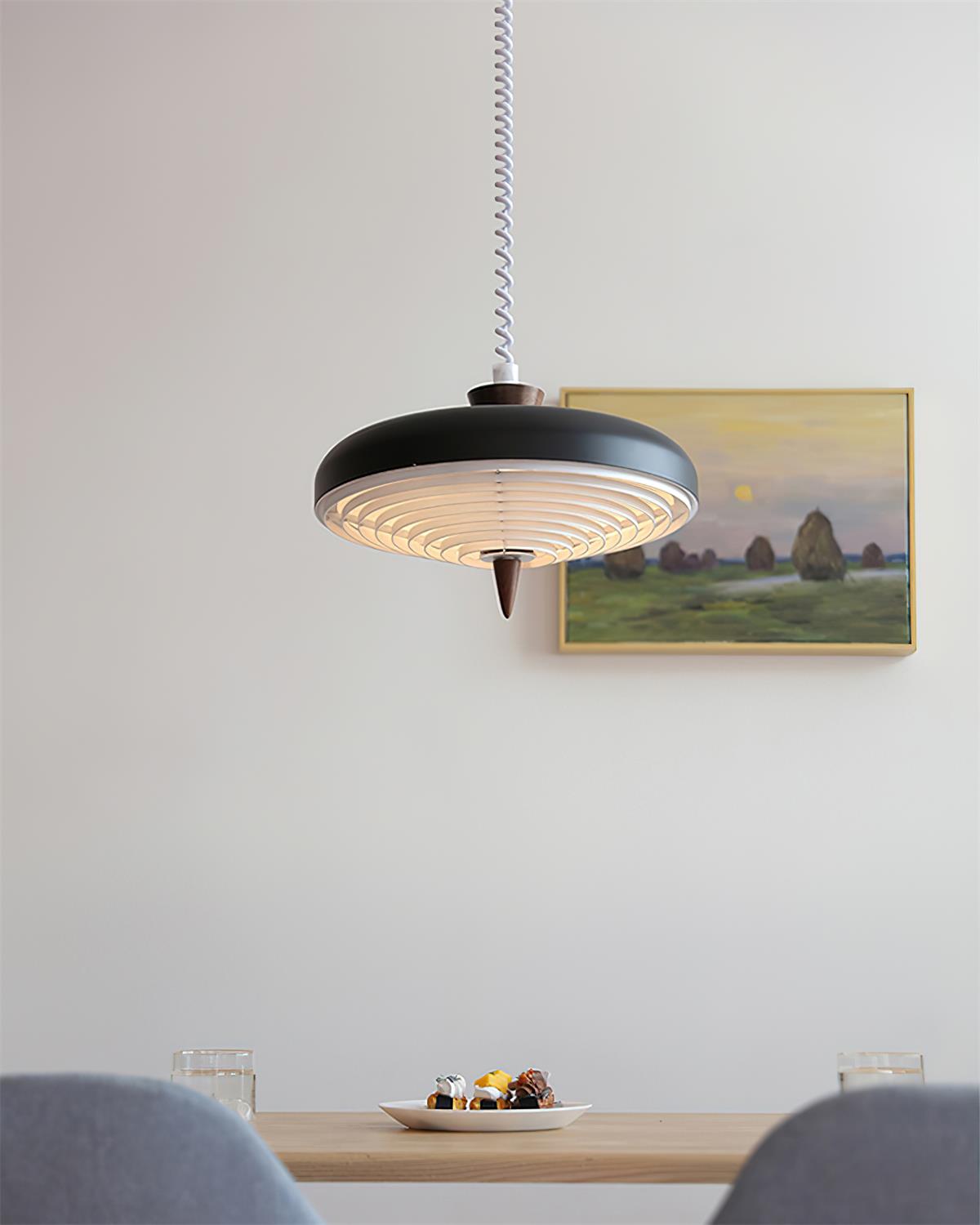 Vortex Spiral Wood Pendant Lamp — product view 10