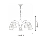 Fiorenta Wood Chandelier — product view 5