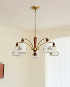Fiorenta Wood Chandelier — product view 6