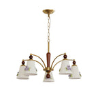 Fiorenta Wood Chandelier — product view 10