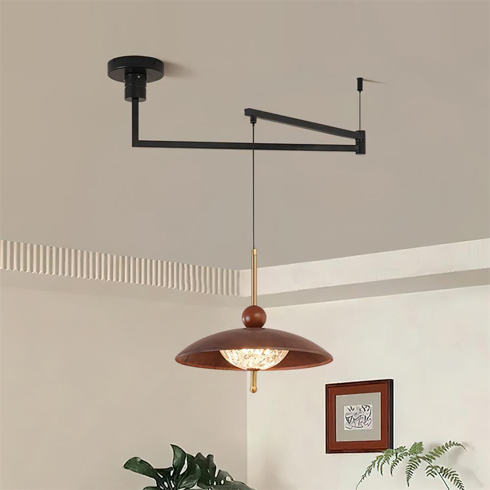 Calviro Swing Arm Metal Pendant Lamp — product view 2