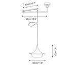 Veluna Swing Arm Pendant Lamp — product view 5