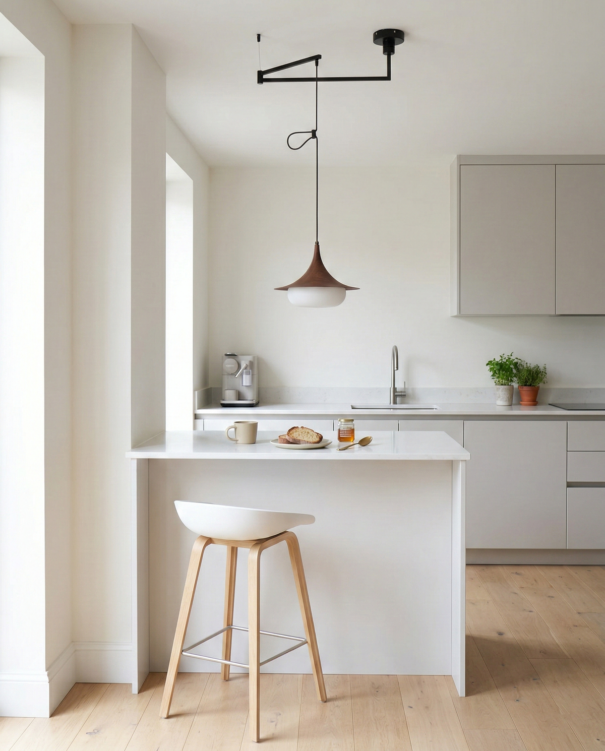Veluna Swing Arm Pendant Lamp — product view 6