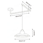 Morvia Swing Arm Metal Pendant Lamp — product view 5