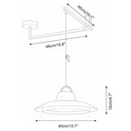Morvia Swing Arm Metal Pendant Lamp — product view 6