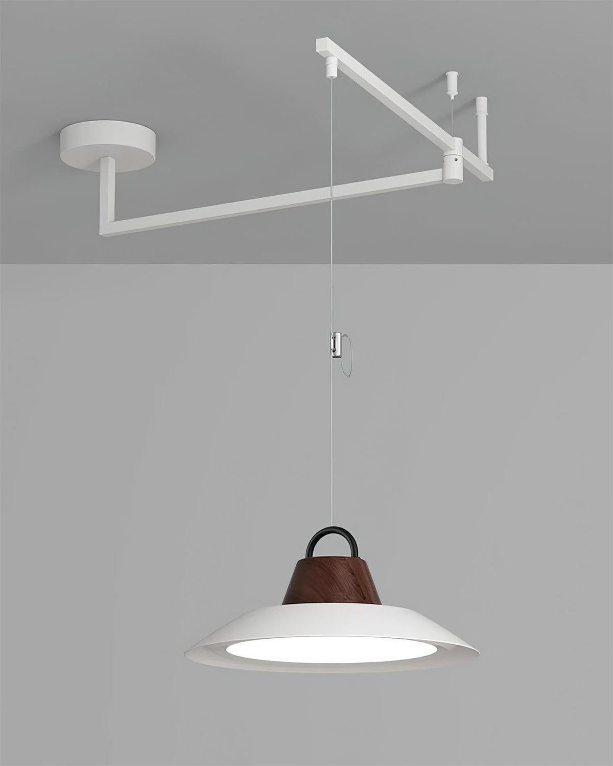 Morvia Swing Arm Metal Pendant Lamp — product view 10