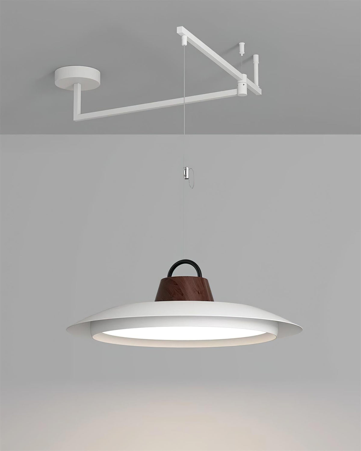 Morvia Swing Arm Metal Pendant Lamp — product view 12