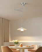 Zeyra Swing Arm Glass Pendant Lamp — product view 3