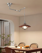 Zeyra Swing Arm Glass Pendant Lamp — product view 4
