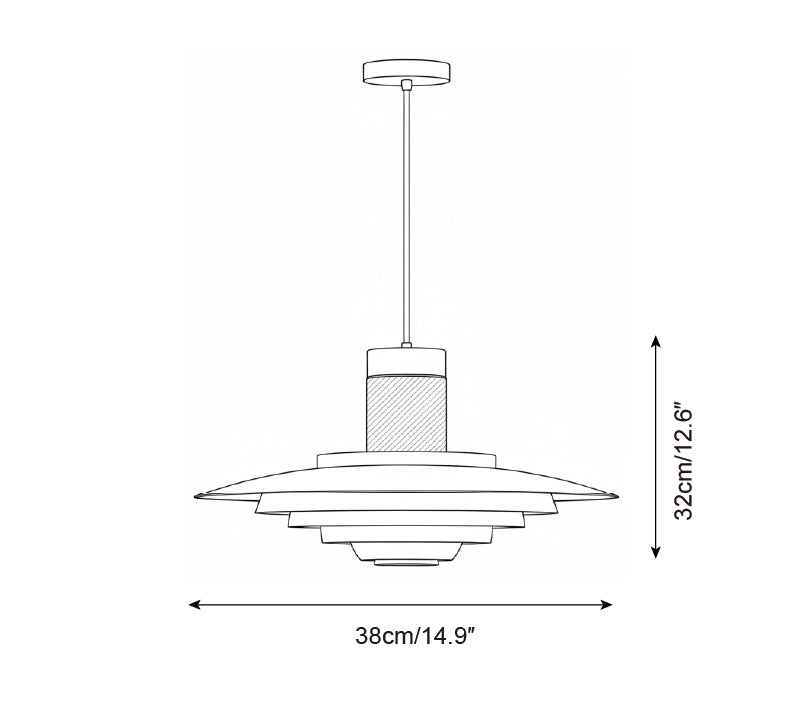 Zylen Metal Pendant Lamp — product view 5