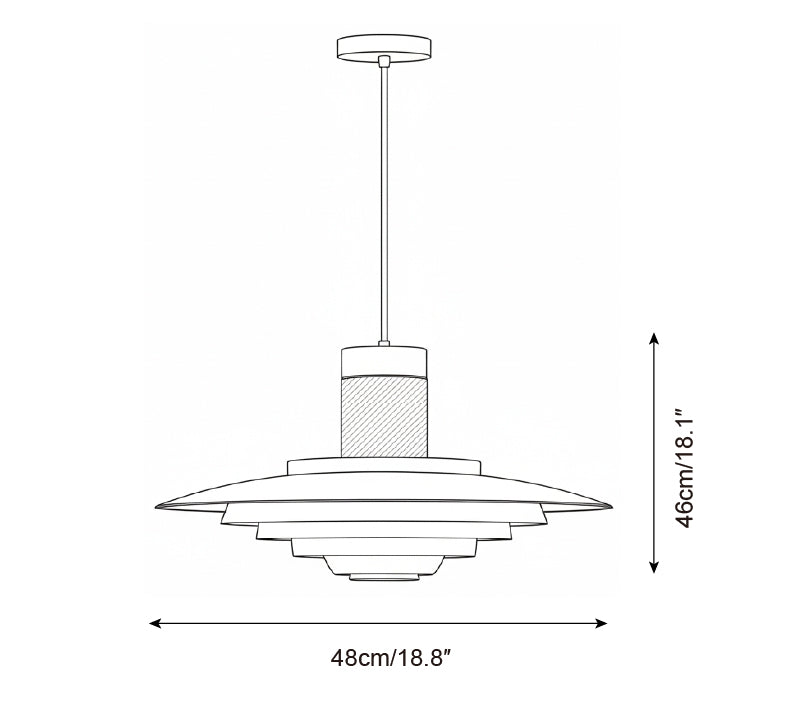 Zylen Metal Pendant Lamp — product view 6